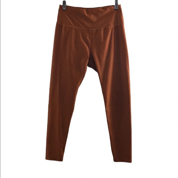 Calia By Carrie Underwood Copper Orange 7/8 Energize Metals‎ Leggings Medium - Picture 1 of 13